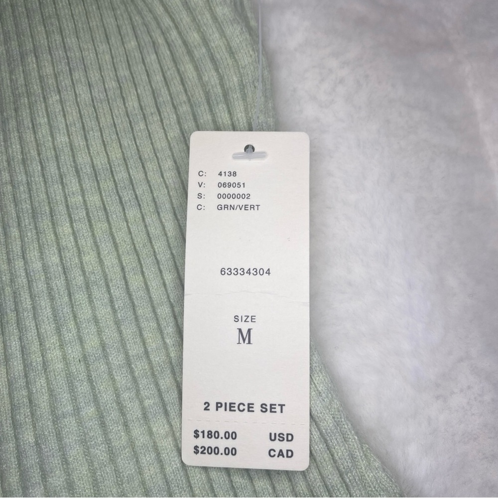NWT Maeve By Anthropologie 2pc Set Flouncy Dress & Pullover Sweater Mint Green M - Picture 13 of 15